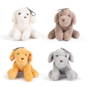 Puppy clip keyring