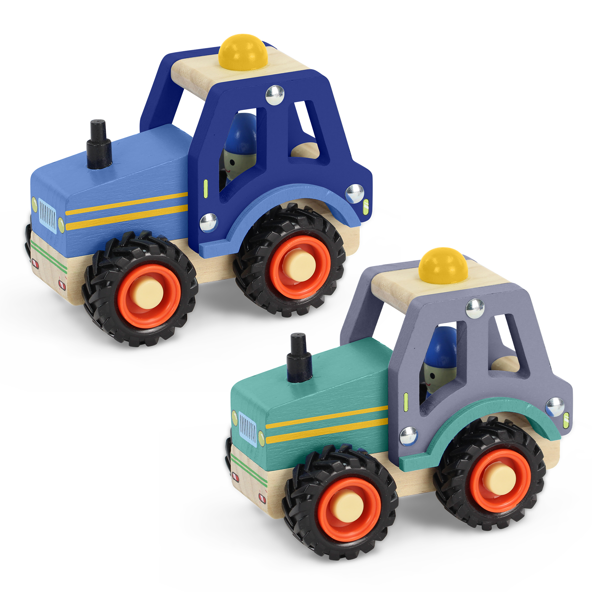 MAJIGG Wooden Tractor Toy - Image 3