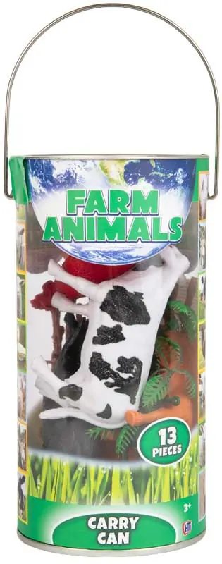 Farm Animal Carry Tin